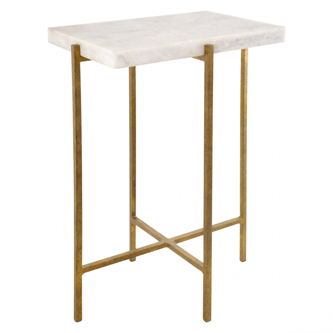 agatha rectangle side table