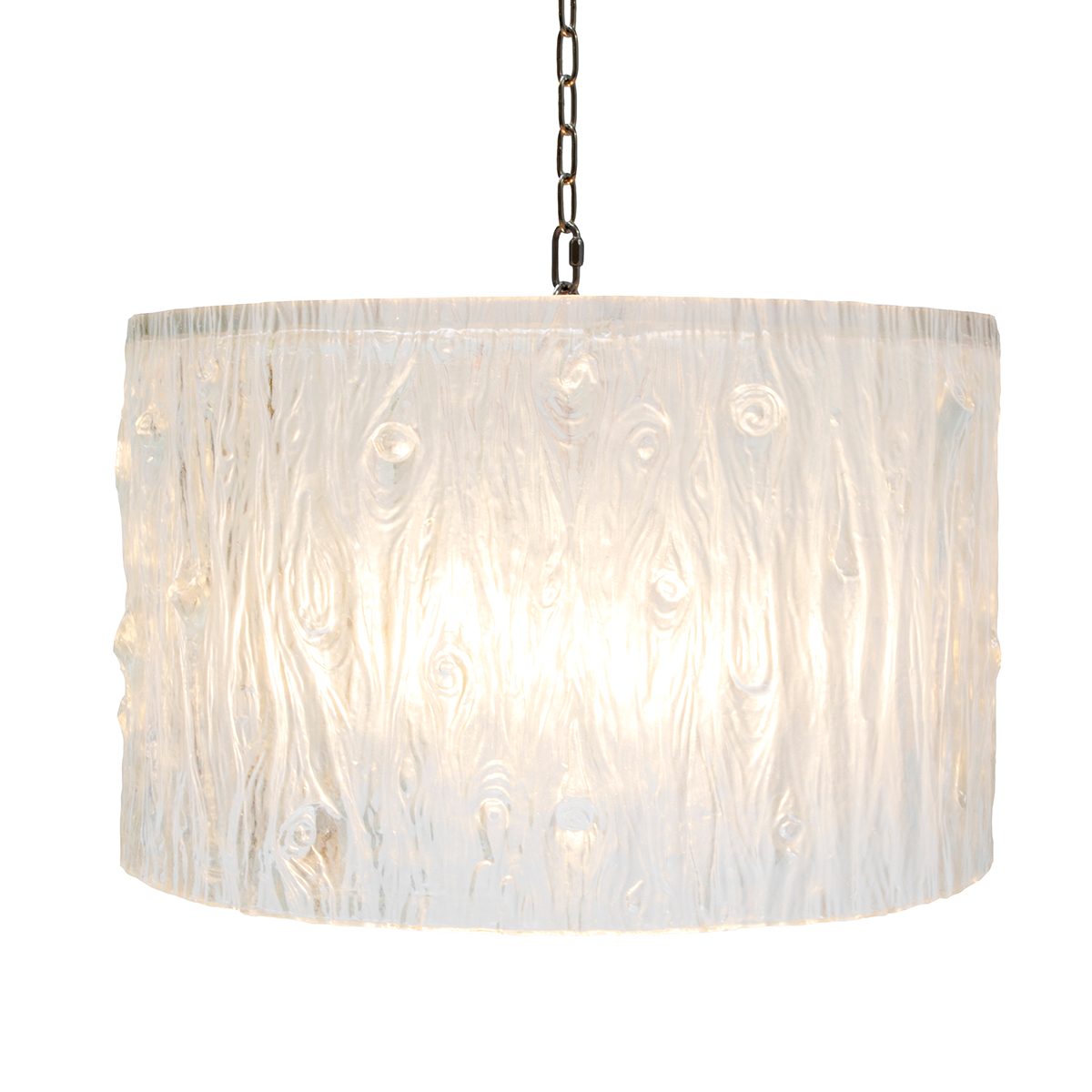 birch drum chandelier