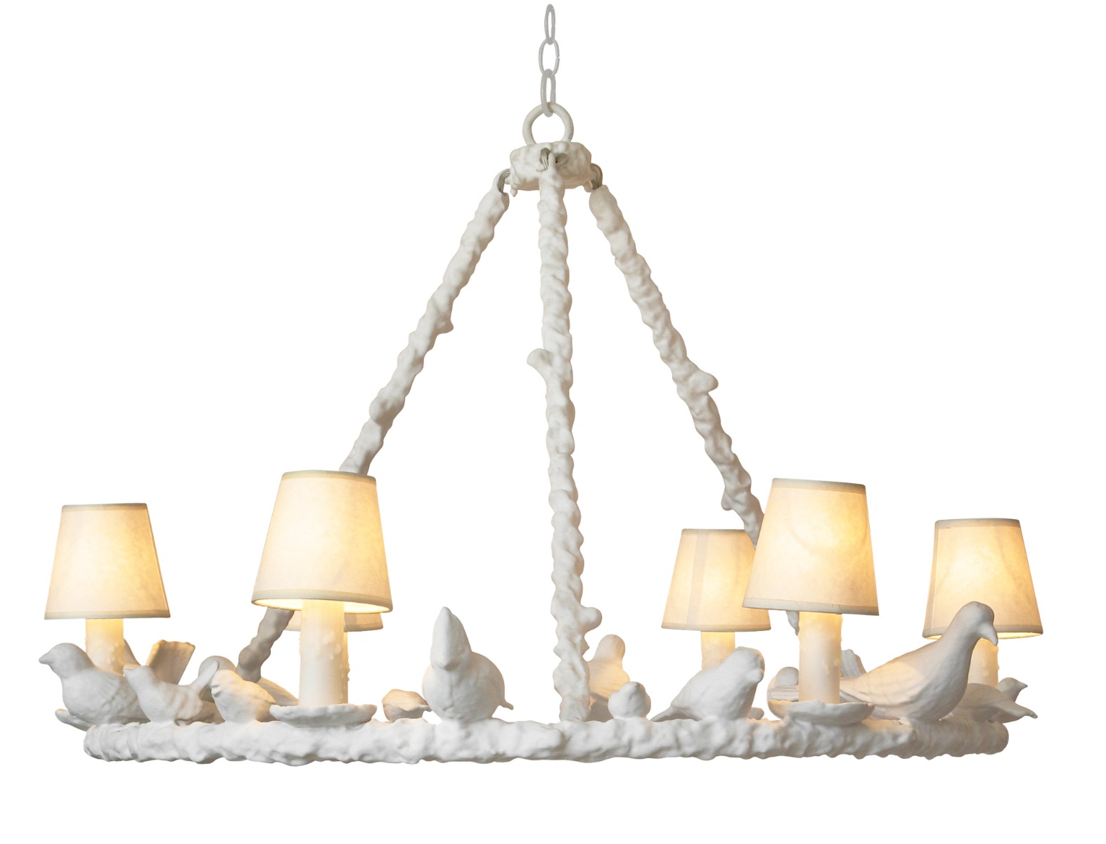 bird chandelier
