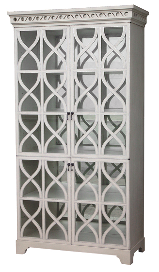 elisabeth glass cabinet