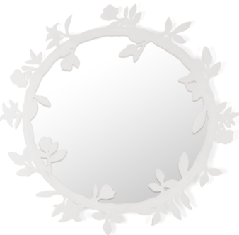 flora round mirror