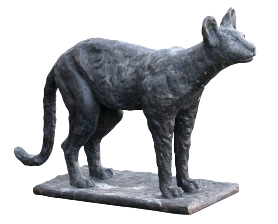 gato sculpture