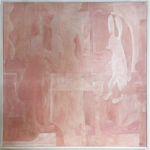 abstract art, pink